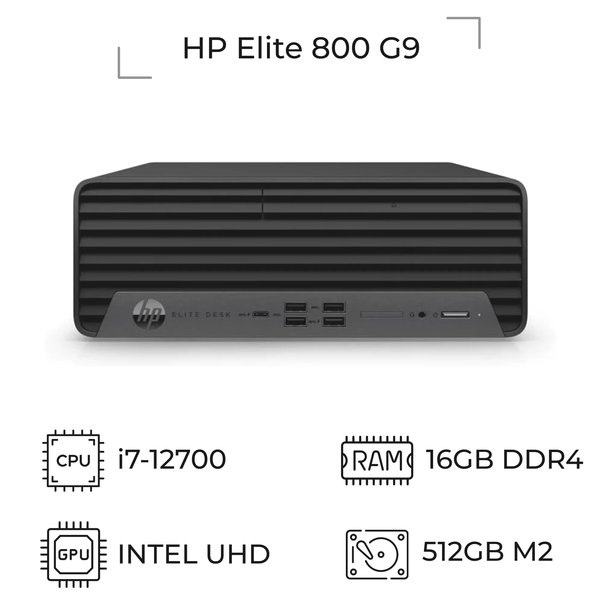 مینی کیس استوک HP Elite 800 G9 SFF 1 مینی کیس استوک HP Elite 800 G9 SFF